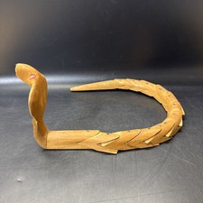 Wooden cobra snake for sale  Huntingdon Valley