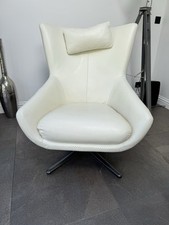 Cream swivel chair for sale  CAMBRIDGE