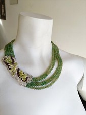 Collier collana pietre usato  Italia