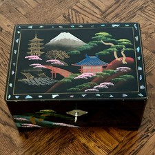 Vtg black lacquer for sale  Santa Ana