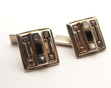 Cufflinks onyx moonstone for sale  LIVINGSTON