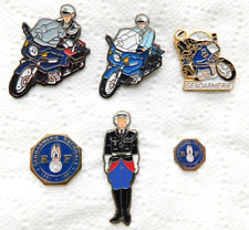 Pin gendarmerie motard d'occasion  Eu