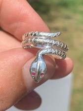 Solid silver ruby for sale  BRIGHTON
