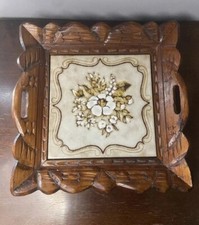 Carved wooden tray for sale  Lexington