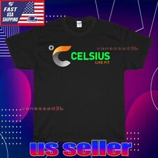 NOVA CAMISA LOGOTIPO BEBIDA ENERGÉTICA CELSIUS UNISSEX CAMISETA ENGRAÇADA EUA TAMANHO P-5XL comprar usado  Enviando para Brazil