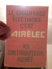 Airelec sticker d'occasion  Expédié en Belgium
