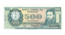 Paraguay banconota 500 usato  Italia