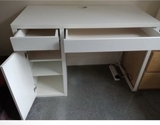 Ikea white computer for sale  TELFORD