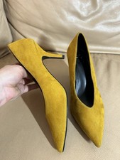 Mustard yellow suede for sale  NOTTINGHAM