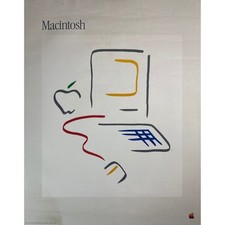 POSTER ORIGINAL - 1984 - PICASSO APPLE MACINTOSH, usado comprar usado  Enviando para Brazil