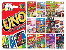 Cartões UNO Mattel jogo de cartas para família amigos festa presente crianças 7 + estoque do Reino Unido, usado comprar usado  Enviando para Brazil