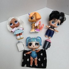 Lote 3 bonecas surpresa LOL acessórios para animais de estimação roupas cabelo pele glitter pônei, usado comprar usado  Enviando para Brazil