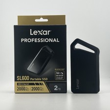 Unidade de Estado Sólido Lexar Professional SL600 2 TB - Externa - Cinza Grafite/SSD comprar usado  Enviando para Brazil
