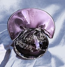 Vase violettes glas gebraucht kaufen  Bielefeld