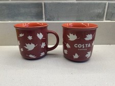 Costa coffee mugs for sale  WIMBORNE