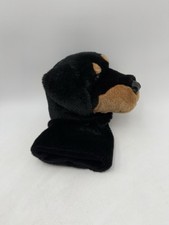 Capa para cabeça de golfe Daphne cachorro Rottweiler filhote marrom preto boca boneco comprar usado  Enviando para Brazil