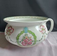 Antigua guirnaldas de flores de tulipanes con arcos rosas maceta de cámara Art Nouveau firmadas segunda mano  Embacar hacia Mexico