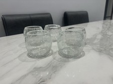 Crackled effect glass for sale  PLYMOUTH