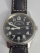 Relógio Zeno masculino década de 2010 Basel Pilot Aviator relógio de quartzo fabricado na Suíça 30M WR 40mm comprar usado  Enviando para Brazil