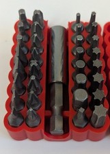 Usado, 33 peças mini conjunto de brocas de segurança 1/4" haste sextavada torx chave sextavada kit de driver de precisão comprar usado  Enviando para Brazil