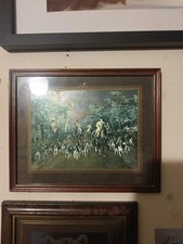 Hunting scene picture for sale  WOLVERHAMPTON