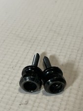 Botões de bloqueio de alça de guitarra elétrica Schaller preto usados dos anos 2000 comprar usado  Enviando para Brazil