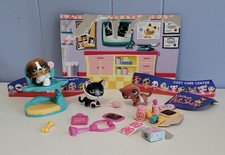 Usado, Littlest Pet Shop CENTRO DE CUIDADOS ACONCHEGANTES 334 Furão 335 São Bernardo 336 Gato COMPLETO comprar usado  Enviando para Brazil