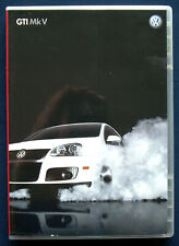 Prospekt brochure 2006 Volkswagen VW Golf GTI Mk V + DVD (USA) comprar usado  Enviando para Brazil