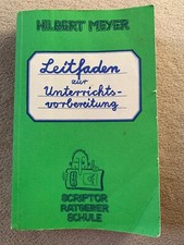 Leitfaden zur unterrichtsvorbe gebraucht kaufen  Köln