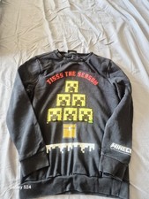 Minecraft christmas jumper for sale  PETERSFIELD