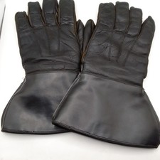 Vintage black leather for sale  SPALDING
