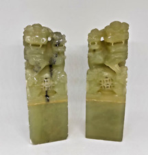 Coppia sculture vintage usato  Siracusa