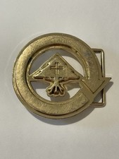 Fivela de cinto vintage levantada grupo de pesquisa tom dourado  comprar usado  Enviando para Brazil