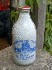 Milk bottle robinson for sale  MALVERN