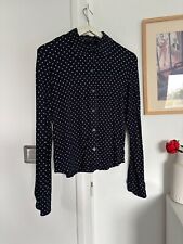 Chemise noire pois d'occasion  Rennes-