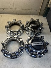 Tampas de cubo central Ford 2017-2025 SUPER DUTY F250 4x4 cromadas conjunto de 4 de fábrica fabricante de equipamento original  comprar usado  Enviando para Brazil