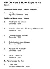 Bad bunny vip for sale  San Diego