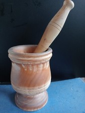 Vecchio mortaio legno usato  Ornavasso