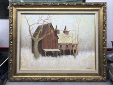 Vintage signed landscape for sale  Ash