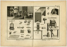Antique print batteur d'occasion  Expédié en Belgium