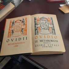 Ovidio metamorfosi volume usato  Torino