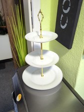 Etagere weiß gold gebraucht kaufen  Bad Doberan
