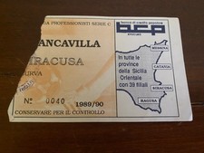 Siracusa francavilla biglietto usato  Pistoia