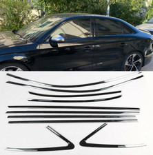 Capa tira de vidro preta moldura janela carro 2016-17 18 19 2020 para Audi A3 S3 Sedan 2016-17 18 19 2020 comprar usado  Enviando para Brazil