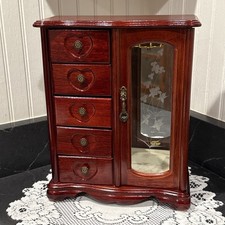 Vintage wood jewelry d'occasion  Expédié en Belgium
