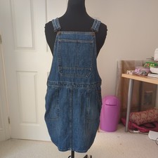Denim pinafore dungaree for sale  NEWBURY