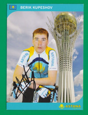 CYCLISME carte cycliste BERIK KUPESHOV équipe ASTANA Signée comprar usado  Enviando para Brazil