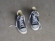 Converse montantes noir d'occasion  Chauny