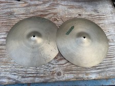 Pratos Zildjian 15" Avedis Zildjian logotipo oco nova batida hi-hat comprar usado  Enviando para Brazil