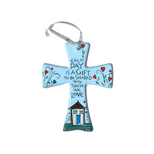 Ceramic cross ornament for sale  Nashville